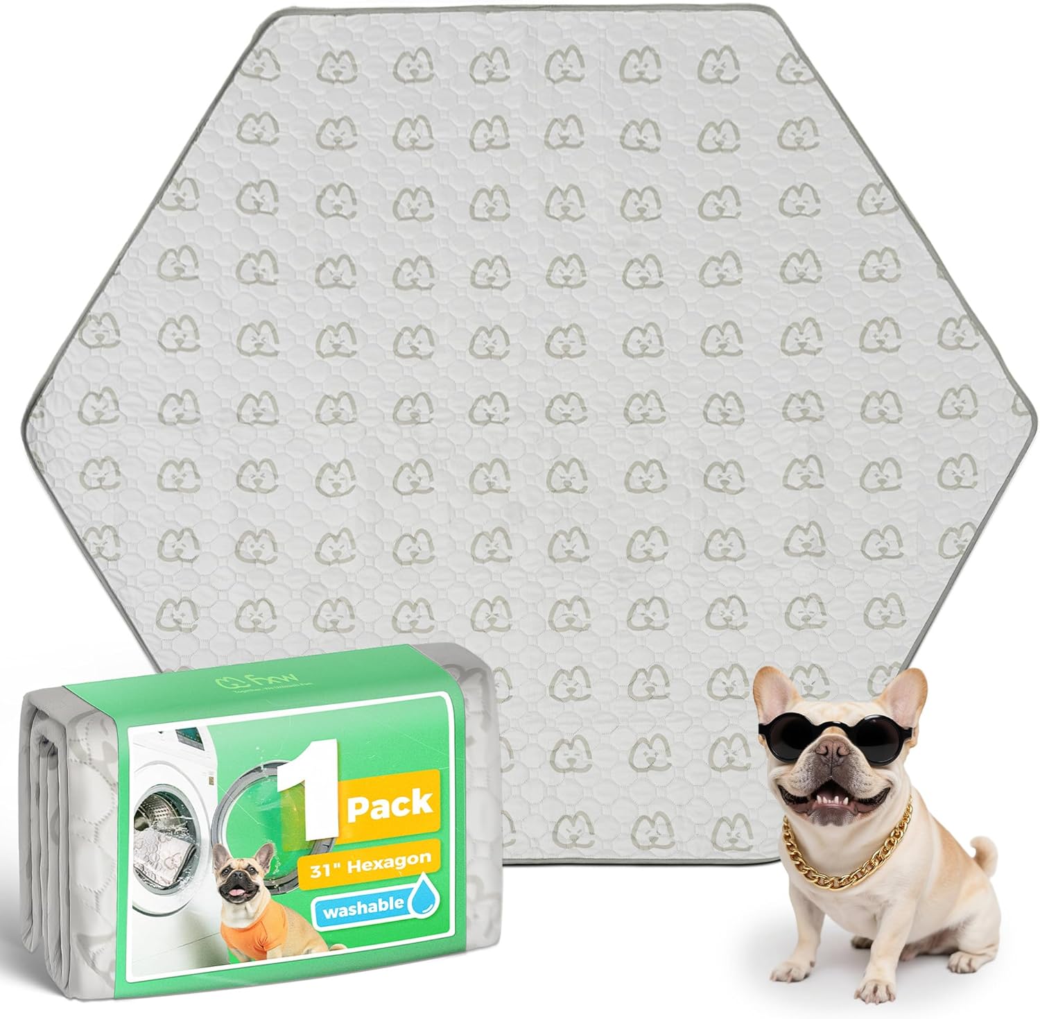 FXW Washable Pee Pads for Dogs - Super Absorbent & Eco-friendly
