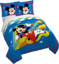 Mickey Mouse Queen Duvet Cover Set - Soft Reversible Kids Bedding