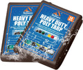 8x10x2 Brown/Black Heavy Duty Waterproof Tarp - Durable Protection