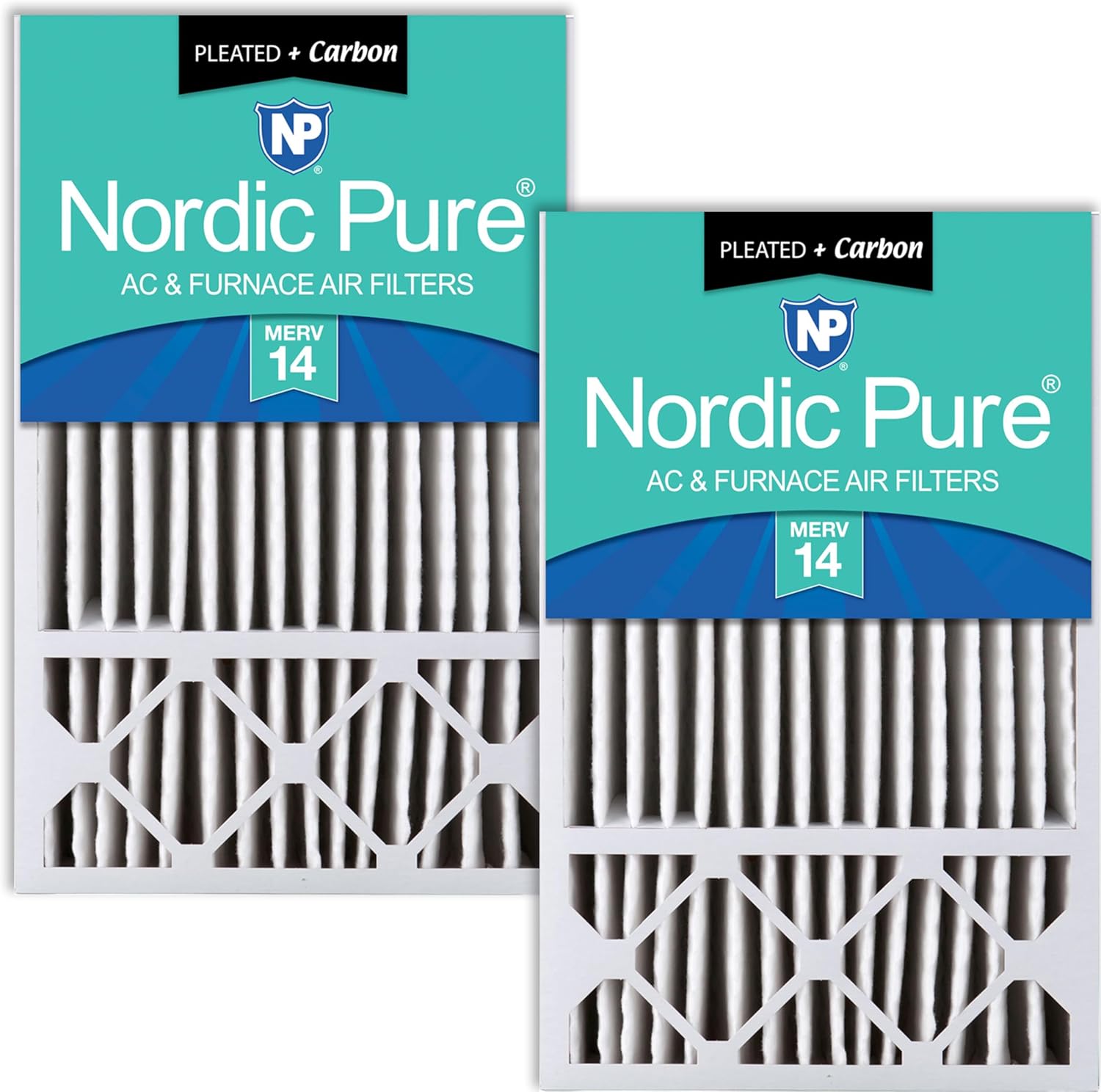 Nordic Pure 16x25x5 Honeywell Replacement Air Filters MERV 14