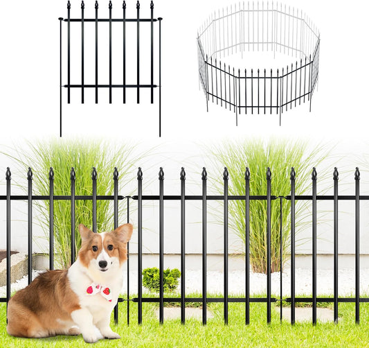 ARIFARO Decorative Metal Garden Fence for Stylish Outdoor Spaces