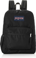 JanSport Cross Town Backpack Black - Water Resistant Everyday Carry