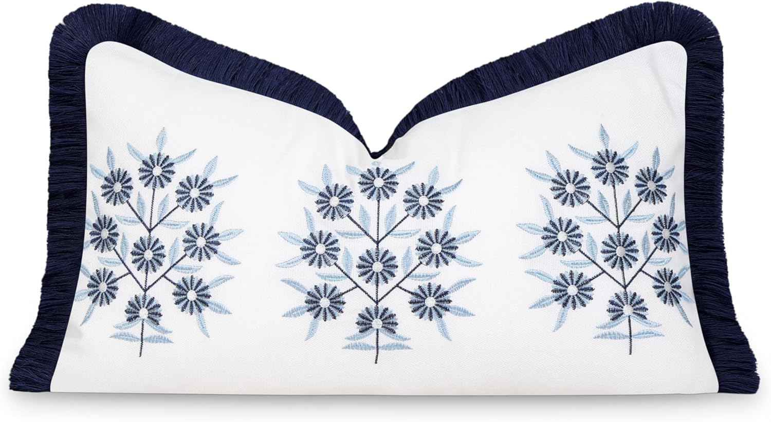 Hofdeco Premium Coastal Indoor Outdoor Lumbar Pillow Cover