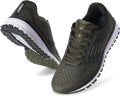 Supportive Running Shoes for Men - Cushioned Knit Athletic Sneakers