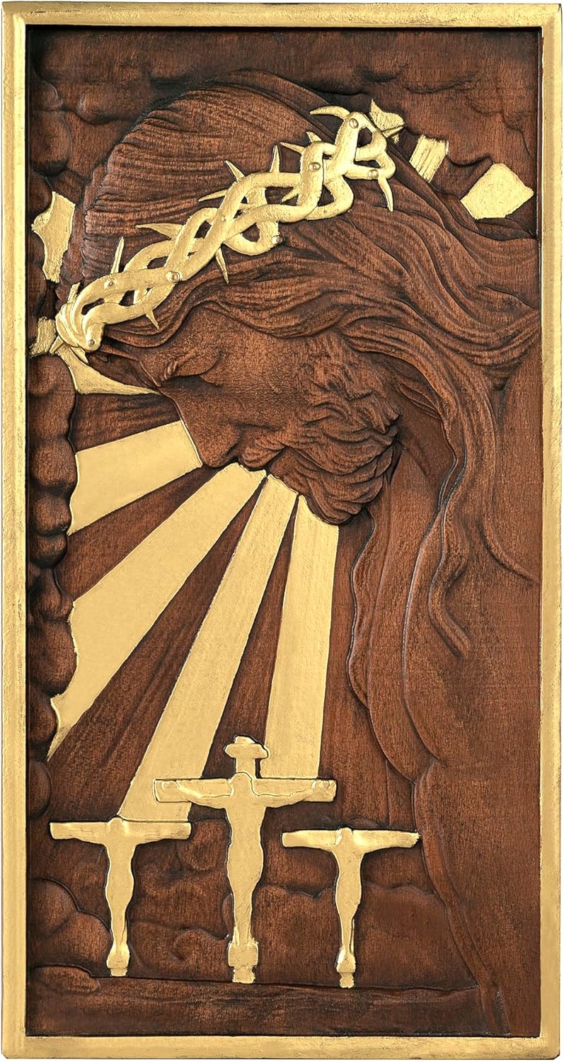 Handmade Wooden Jesus Wall Decor Plaque for Home Decor