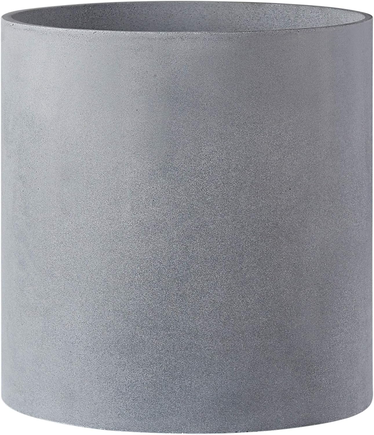 FaithLand 12 Inch Plant Pot with Drainage Plug for Mid-Century Style