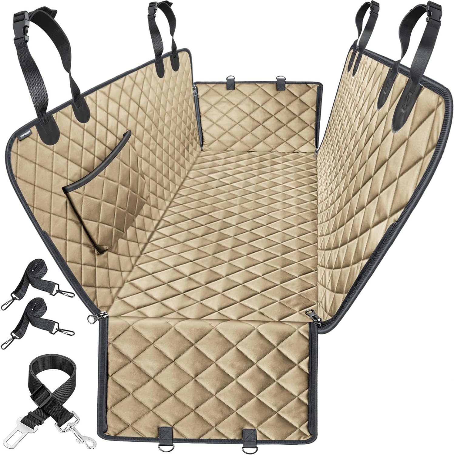 URPOWER Dog Car Seat Cover Waterproof Hammock for Back Seat