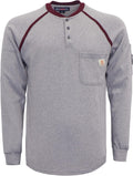 BOCOMAL FR Henley Flame Resistant Work Shirt - Durable Protection