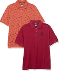 Men's Regular-Fit Cotton Pique Polo Shirt Pack of 2 - Character Crew