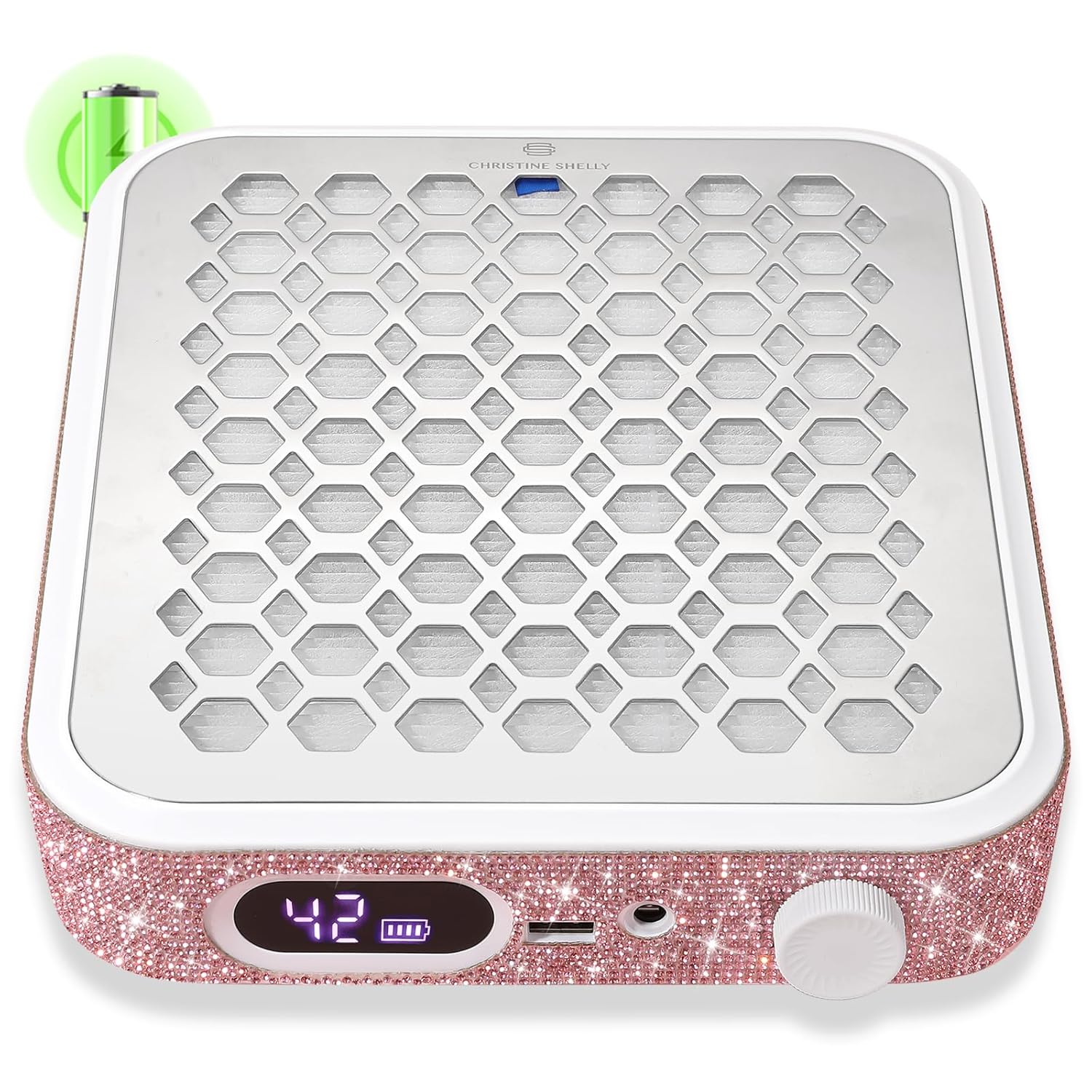 Powerful Rechargeable Nail Dust Collector for Salon & Home Use
