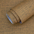 Brown Peel and Stick Grasscloth Wallpaper 15.75in x 590.6in - Vintage