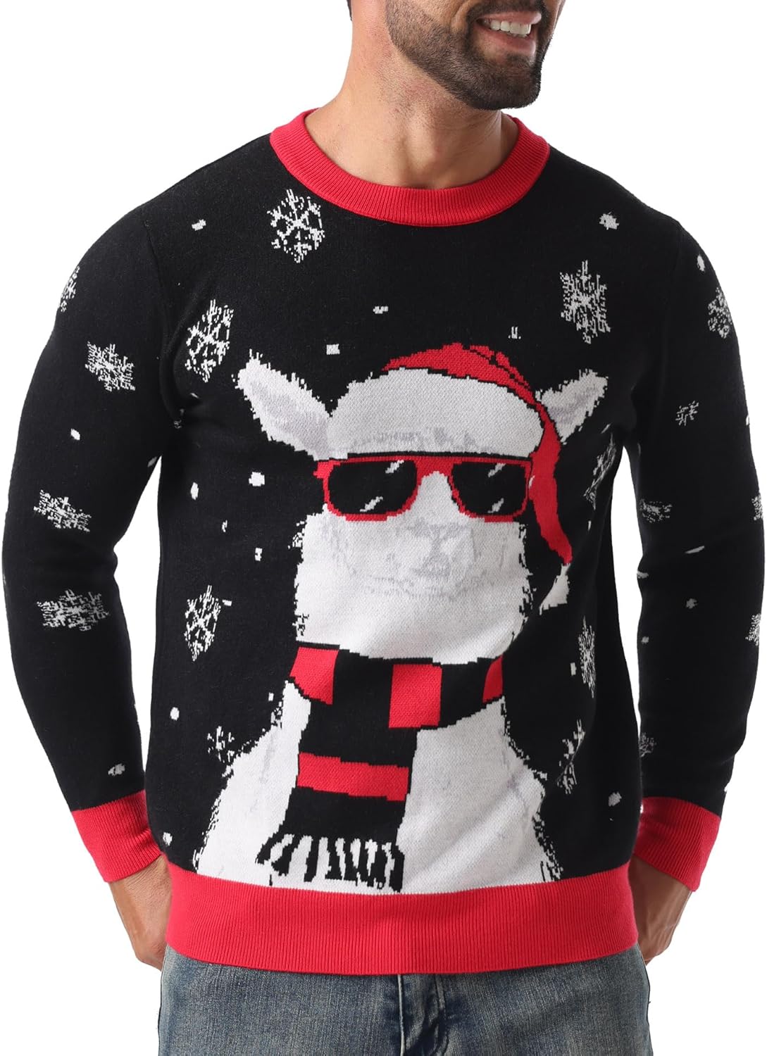 Askdeer Men's Ugly Christmas Sweater for Cozy Holiday Style