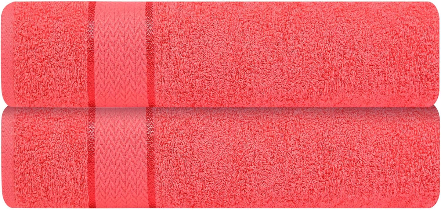 Luxury Bath Sheets Set of 2 | 100% Cotton Plush Towels