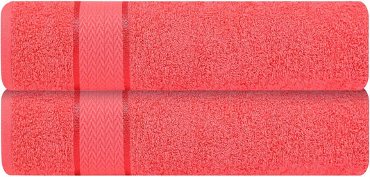 Luxury Bath Sheets Set of 2 | 100% Cotton Plush Towels