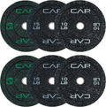 CAP Barbell 2-Inch Olympic Bumper Plate Weight Set - Home Gym