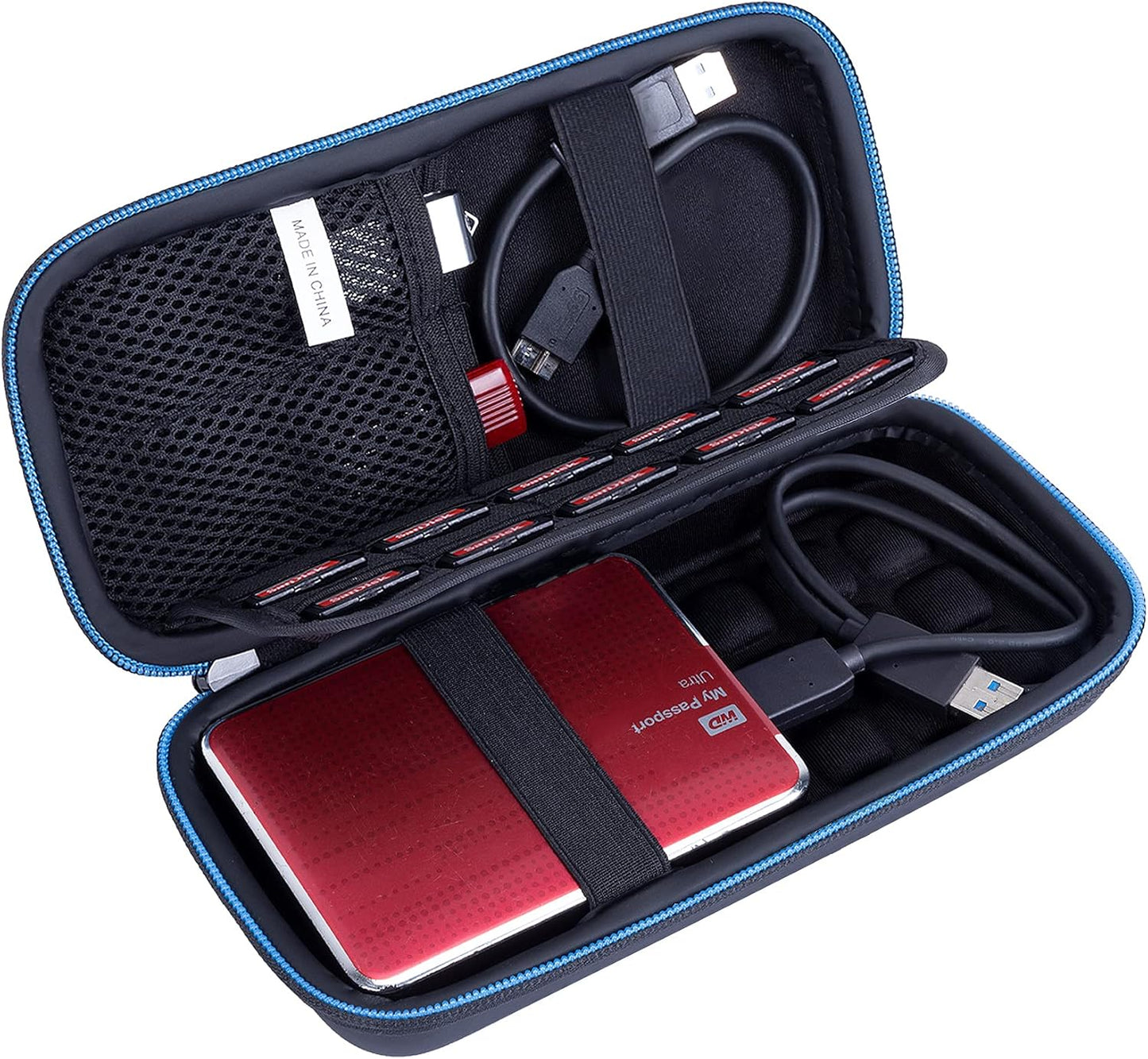 Protective Black Hard Case for 1TB-5TB Drives