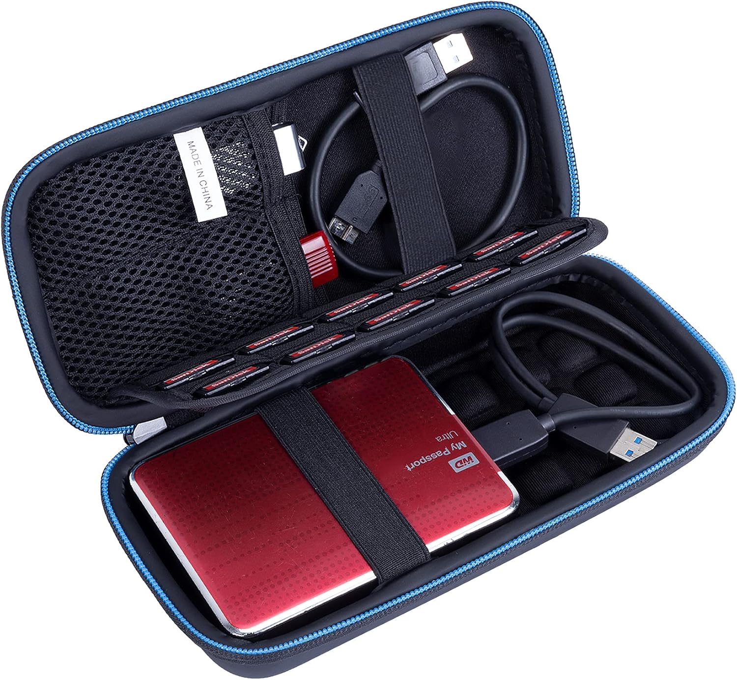 Protective Black Hard Case for 1TB-5TB Drives