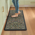 Collive Anti Fatigue Kitchen Mats 20x39 - Cushioned Floral Comfort