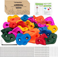 Rock Climbing Holds 30PCS Climbing Wall for Kids - Large Set