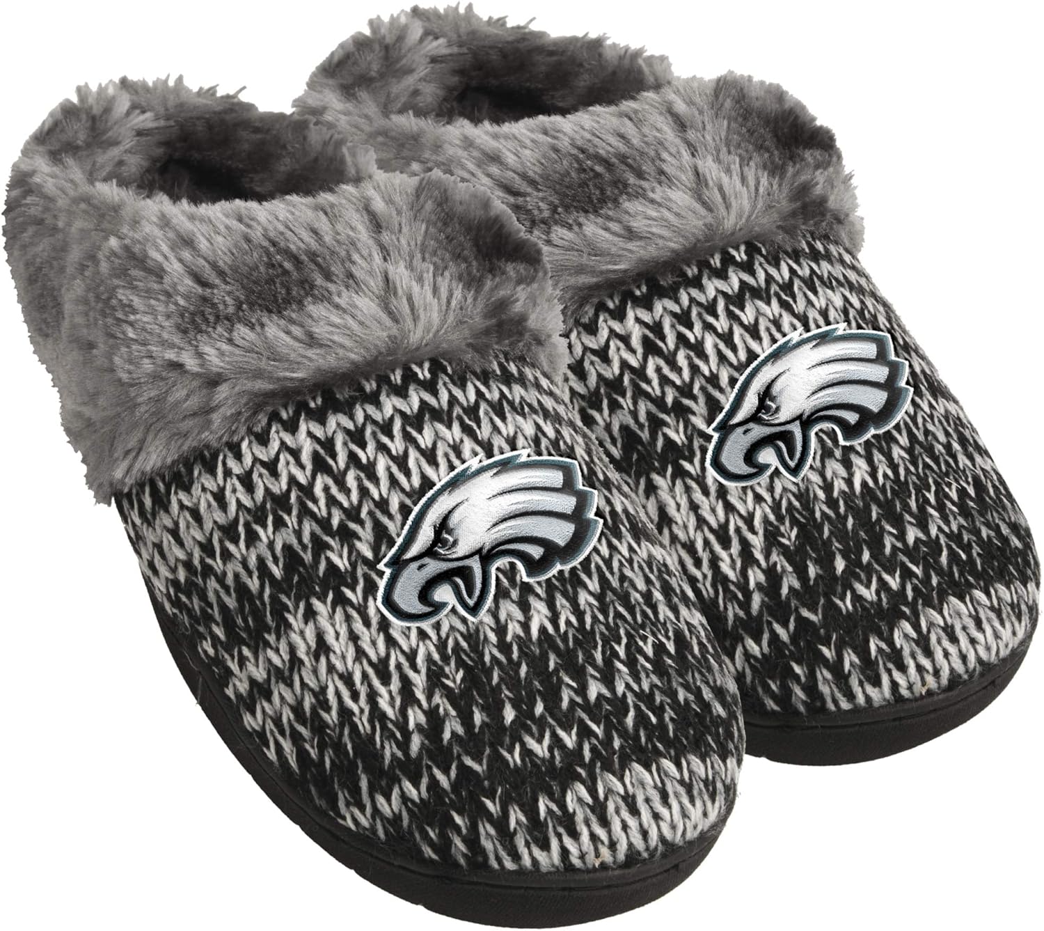 FOCO Womens NFL Team Logo Peak Slide Slippers for Comfort