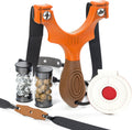 Scout XT Slingshot with Target, Clay Ammo and Bands - Powerful