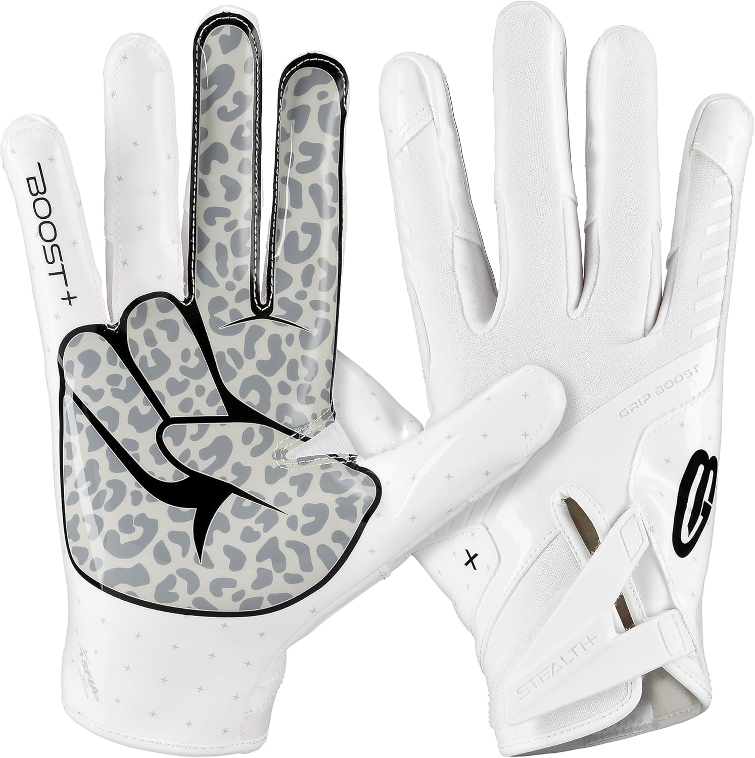 Grip Boost Football Gloves with BOOST+ Grip Technology for All