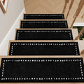 Stair-Treads Non Slip Indoor Peel and Stick Stair Treads - Safe, Plush