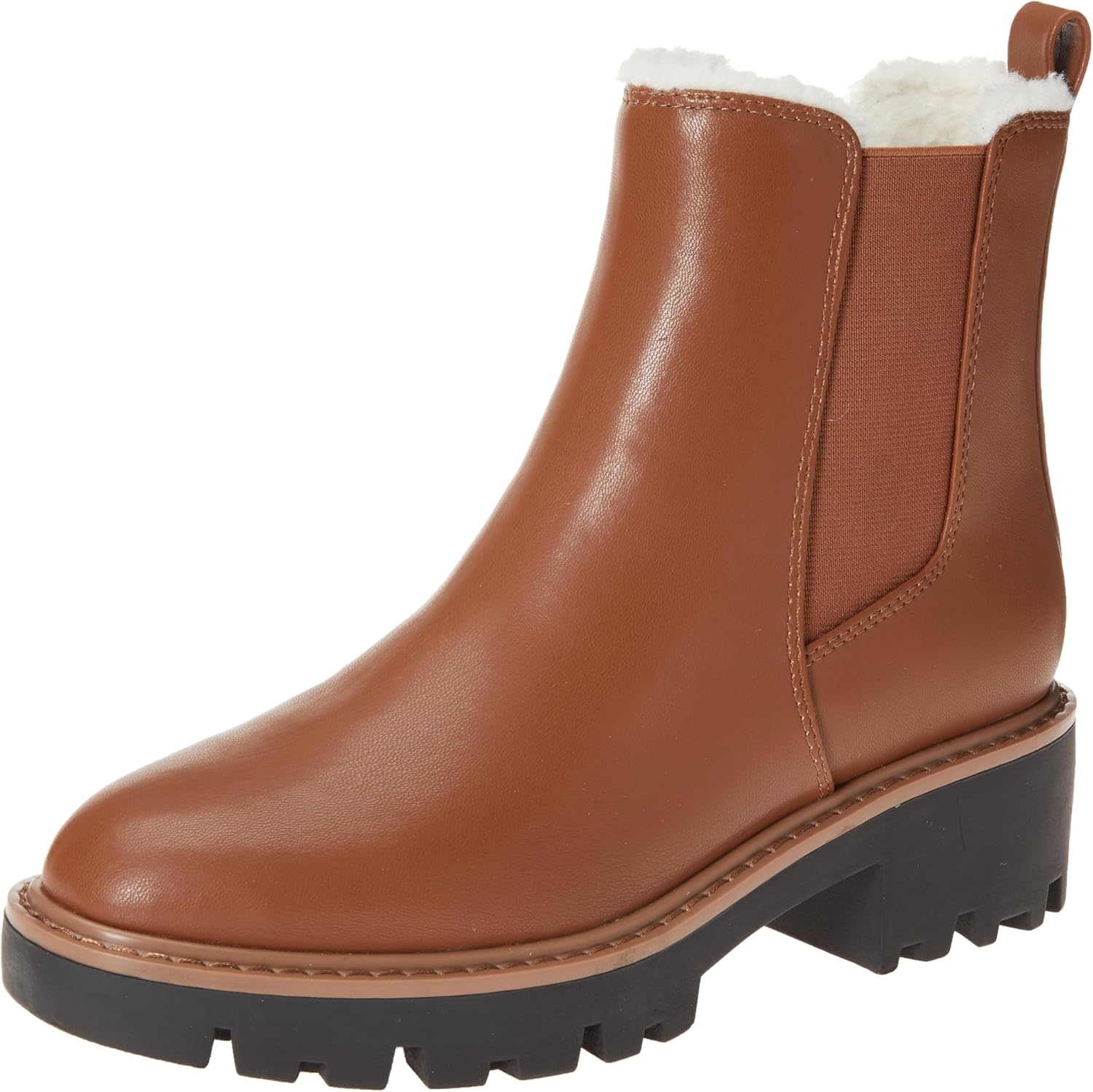 The Drop Women's Campbell Sherpa Chelsea Boot for Comfort
