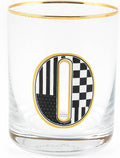 MACKENZIE-CHILDS Monogram Tumbler Glass with Letter, 14 oz - Elegant