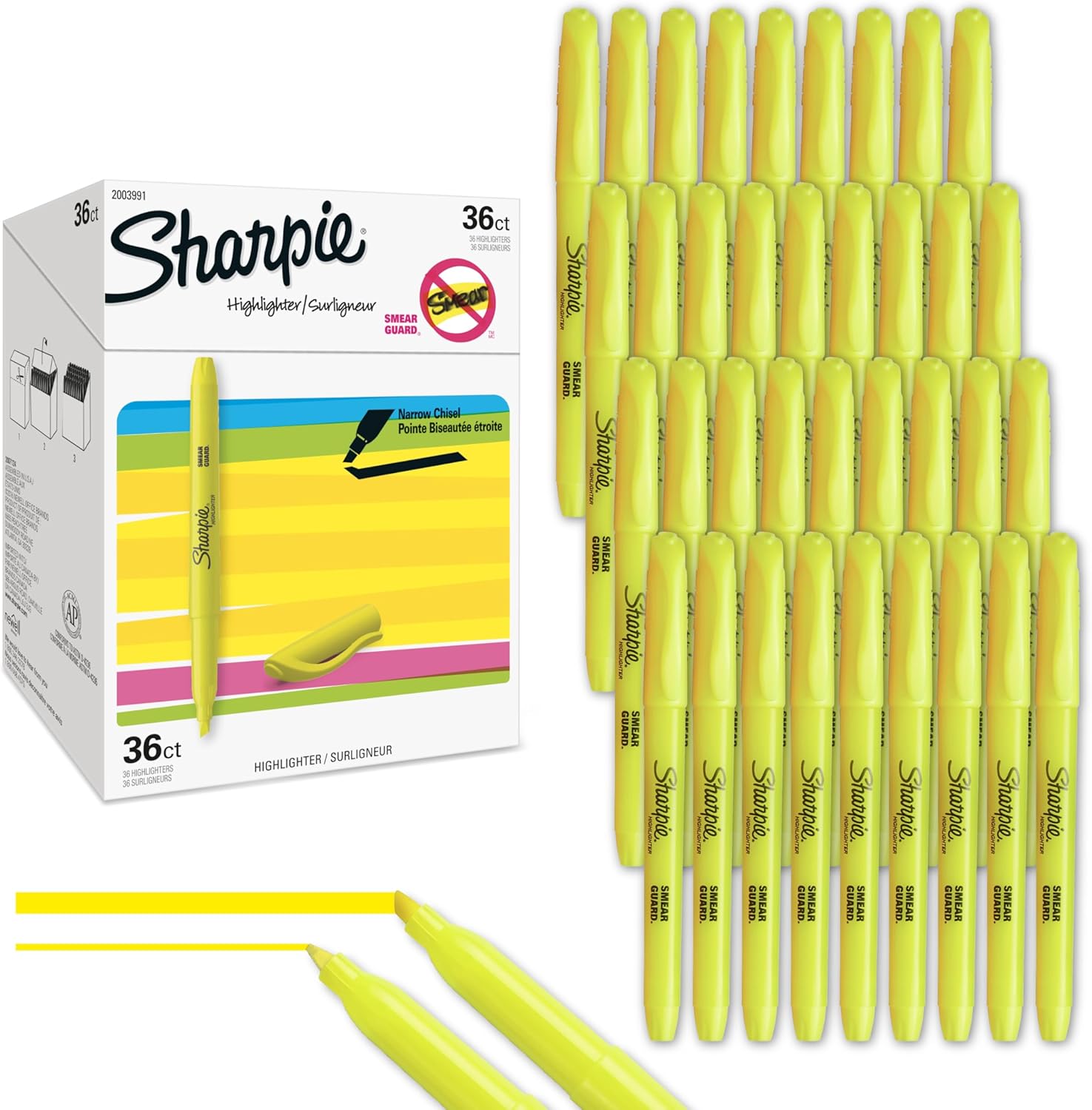 Sharpie Pocket Highlighters 36-ct Set - Brighten Every Page!