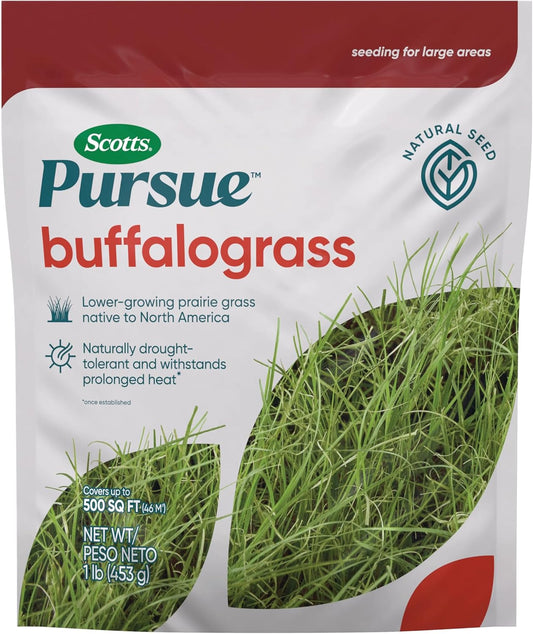 Scotts Pursue Buffalograss Natural Seed for Large Areas 1 lb