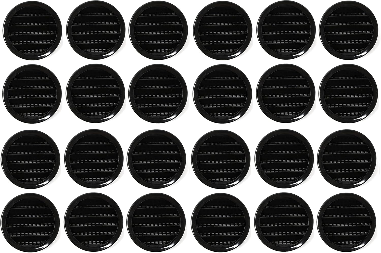 2 Inch Round Plastic Louver Soffit Air Vent for Reptiles and More