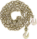3/8ft x 10FT Heavy-Duty Steel Chain 7,100 LBS Working Load Limit