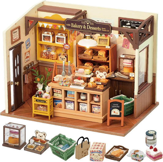 Rolife DIY Miniature Doll House Kit - Becka's Bakery Set