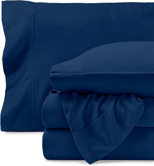 Bare Home Super Soft Fleece Sheet Set for Cozy All Season Comfort