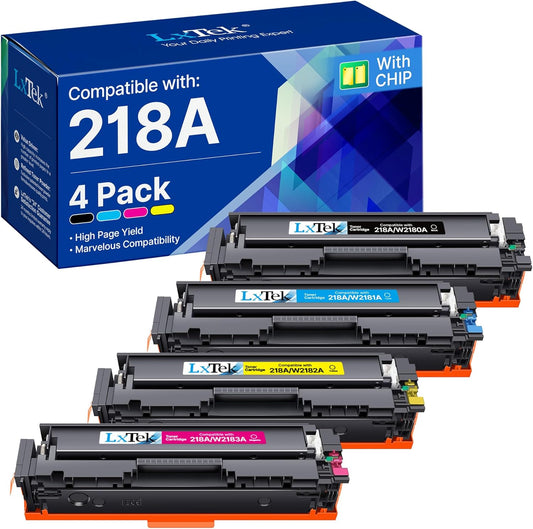 High Yield Compatible Replacement Toner Cartridges for HP 218A