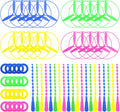POPLAY 40 Set Twist Disc Flyers: Fun Outdoor Party Prizes