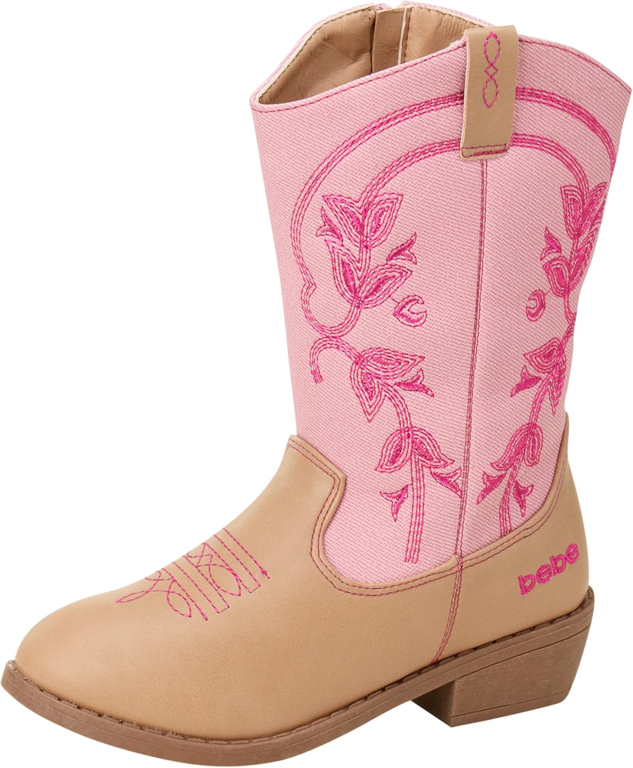 Classic Western Cowgirl Boots for Girls - Stylish Mid Calf Design