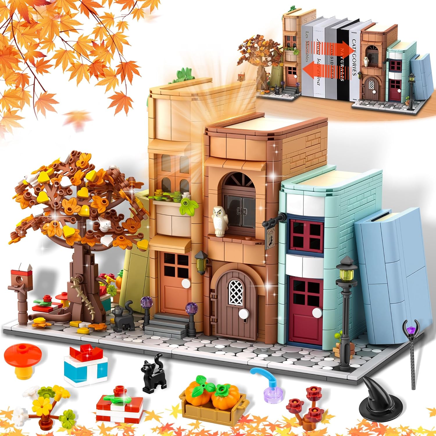 Bookend Magic House Building Kit for Unique Home Decor