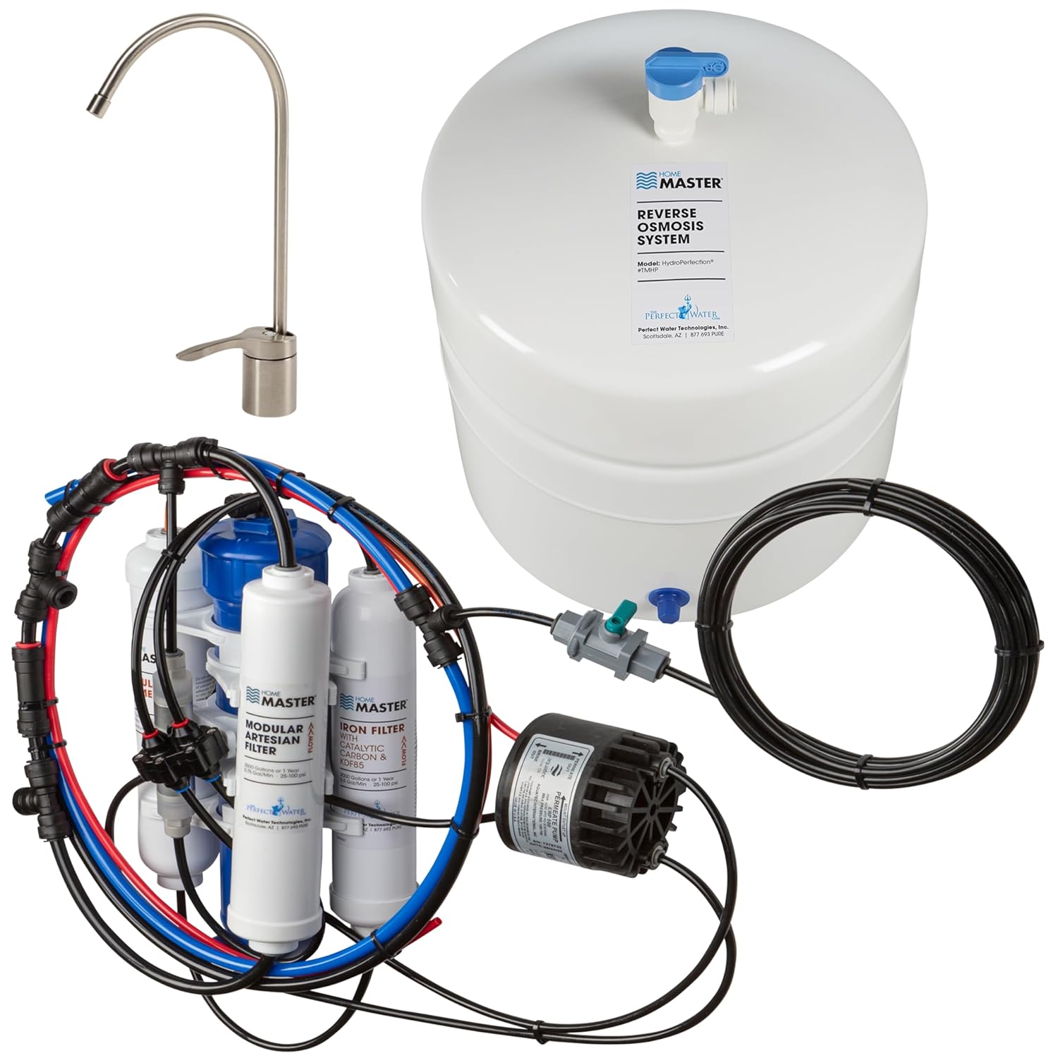 Home Master TMHP-L Hydroperfection Undersink RO Water Filter System