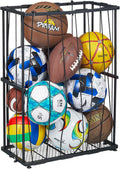 Garage Ball Storage Wall-Mounted & Floor Sports Organizer - Space