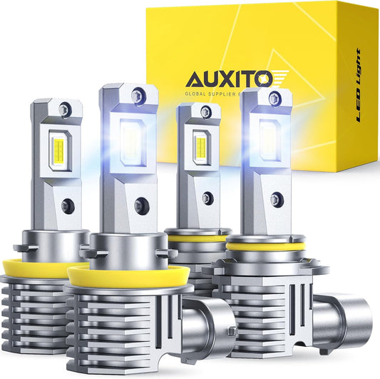 AUXITO H11 9005 LED Bulb: Ultra-Bright 68000LM for Night Driving