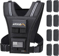 Adjustable Weighted Vest 20lb/30lb/40lb - Reflective Workout Vest