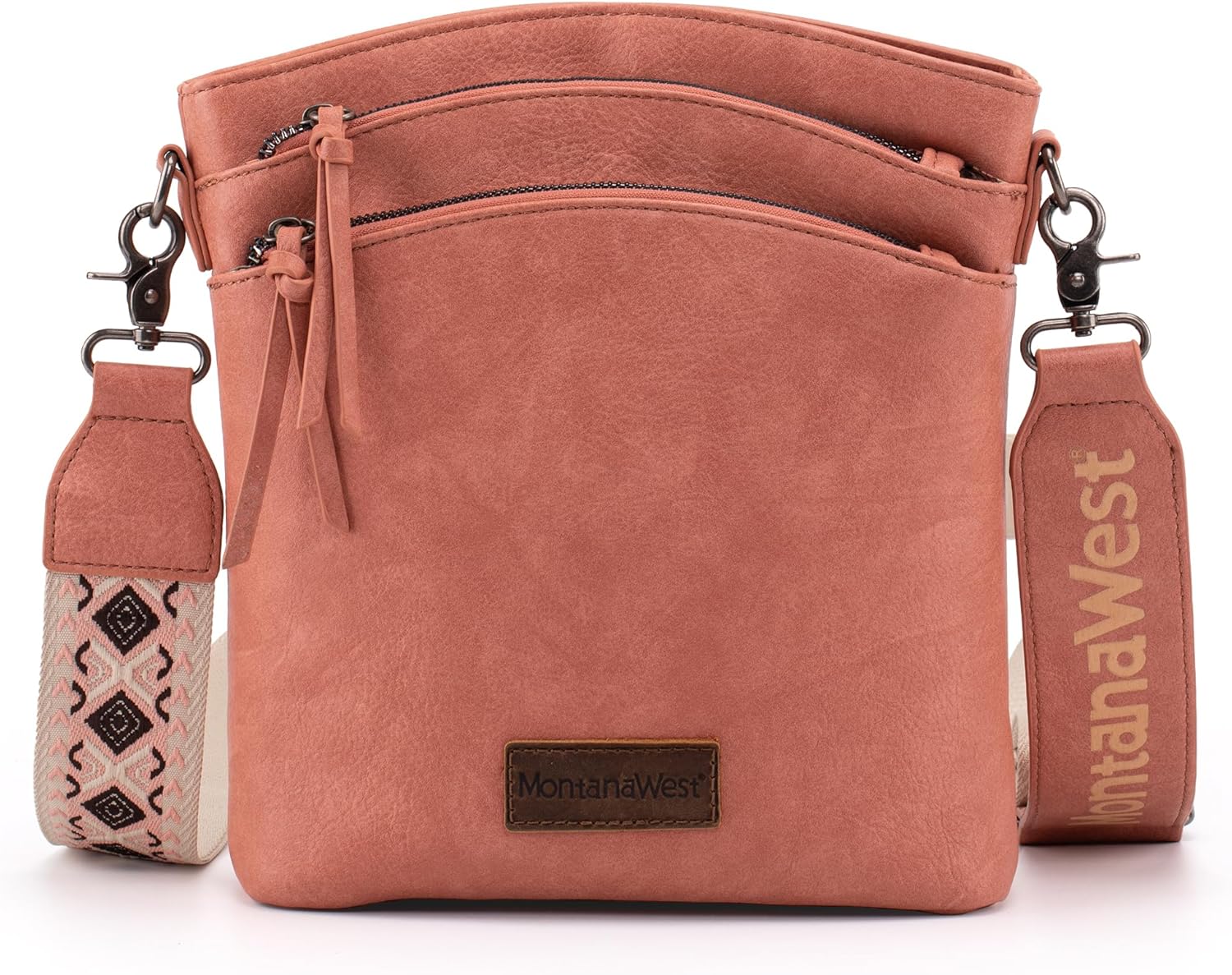 Montana West Multi Zip Pocket Large Crossbody Bag with Style