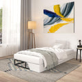 Qingzhou 7 in Twin Box Spring Metal Bed Base - Quiet, No-Slip Support