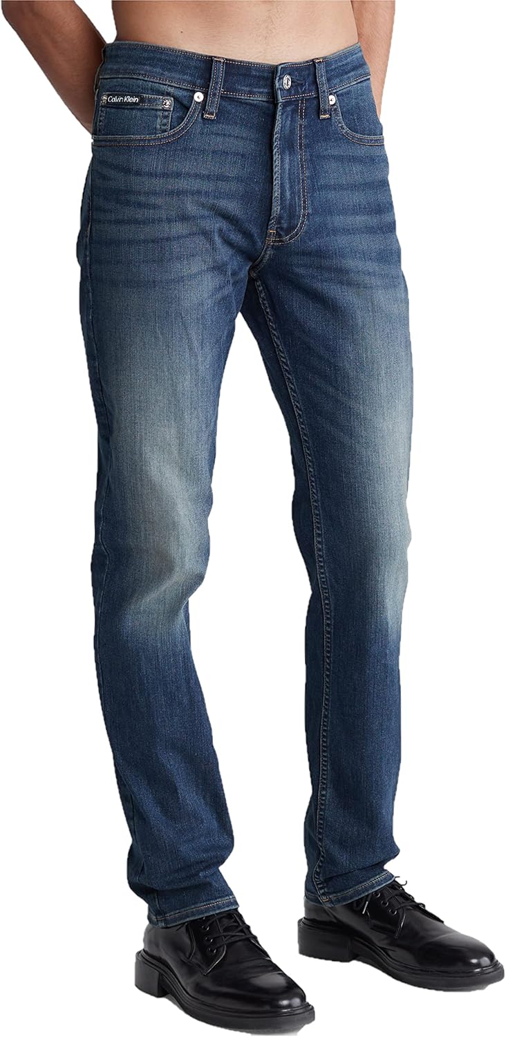 Calvin Klein Men's Slim High Stretch Jeans for Ultimate Comfort