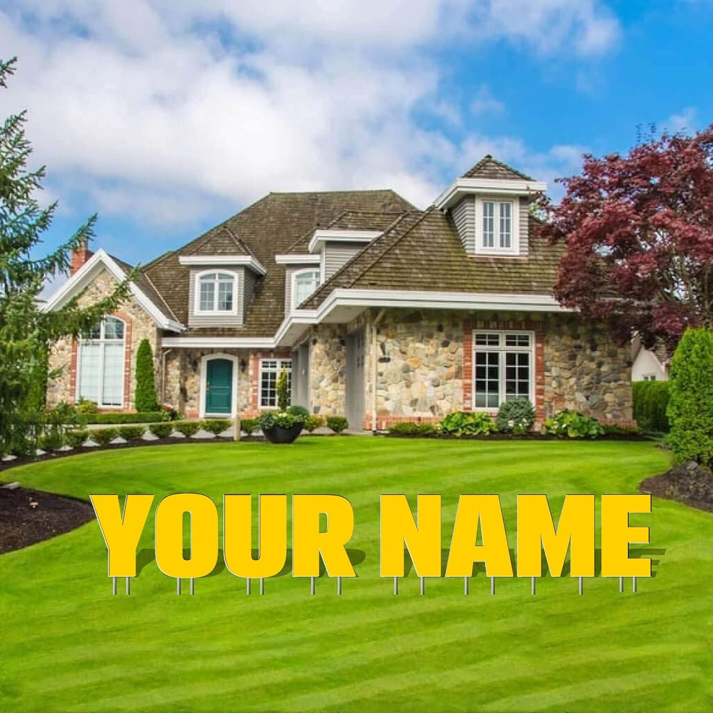 Custom Yard Letters for Personalized Outdoor Decorations