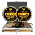 8 in Carbide Stacking Dado Blade Set for Table Saws - Precise Grooves