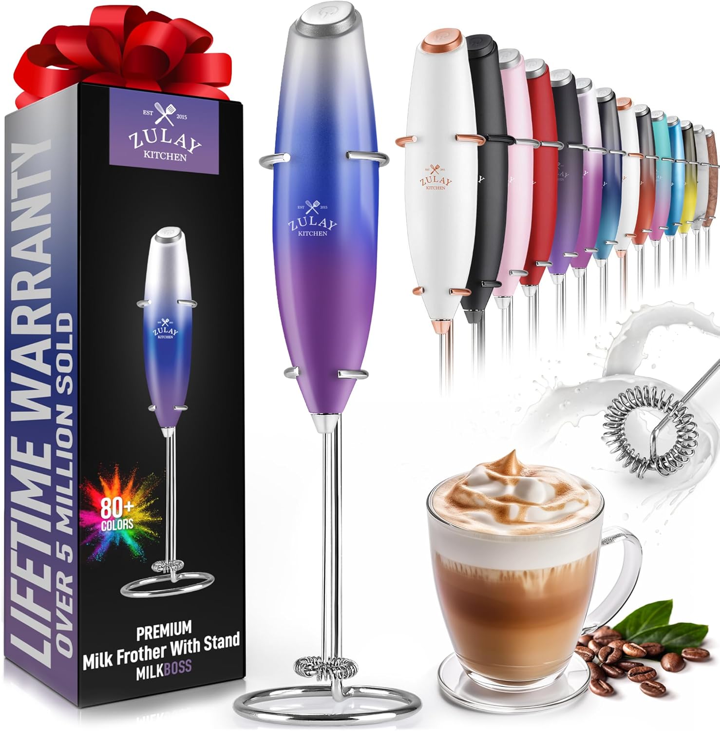 Zulay Kitchen Milk Boss - Fast Foam Maker