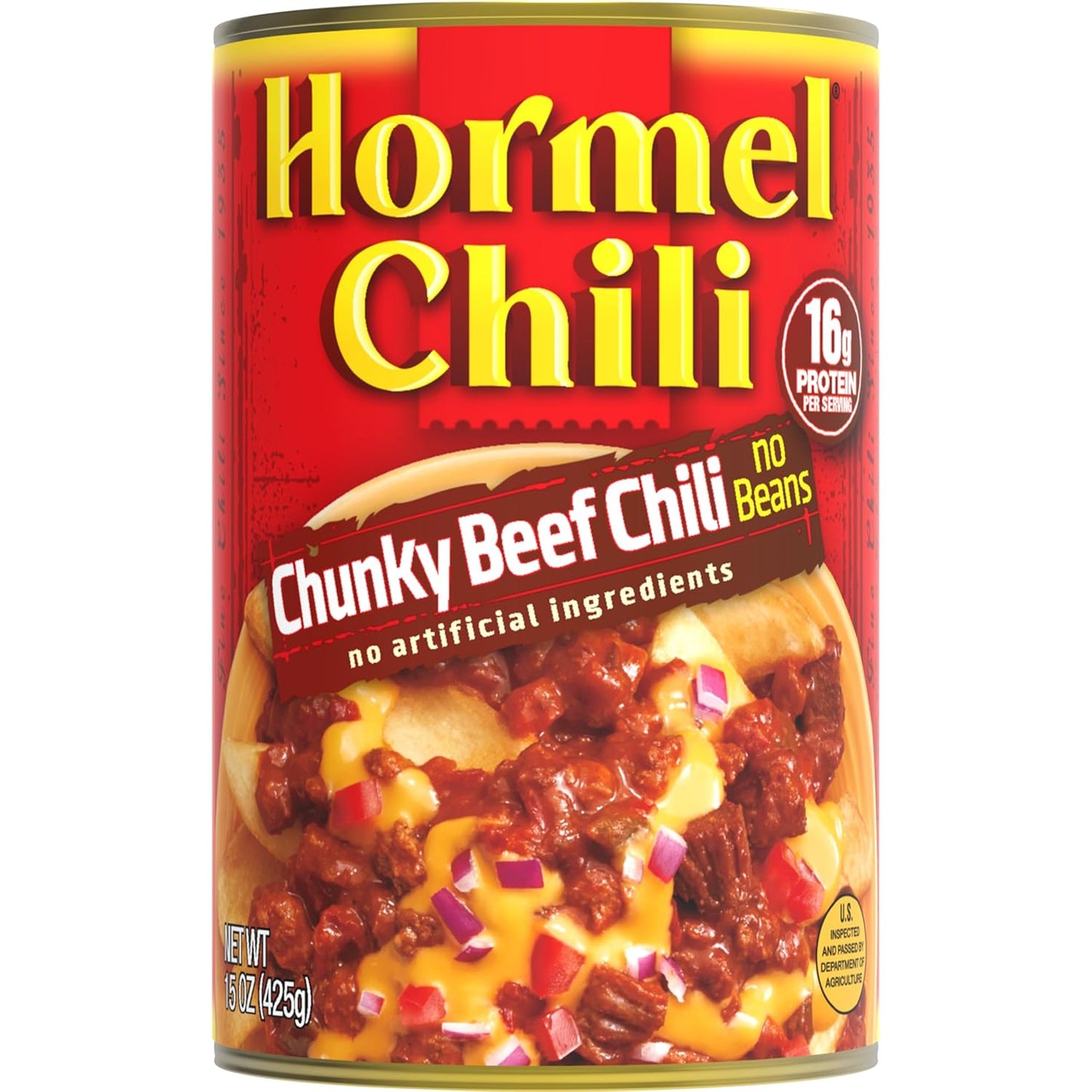 Hormel Chili Chunky Chili No Beans 12-Pack for Delicious Meals